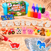 Magic Water Squishies – Δημιουργικό σετ για κατασκευή 3D φιγούρων | Φάρμα | 3+ ετών