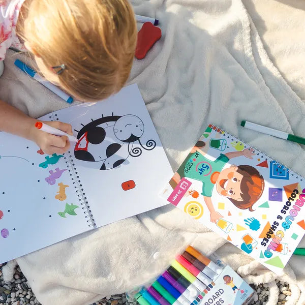 Curious Child: Τετράδιο Montessori χρωμάτων και σχημάτων (5+ ετών)