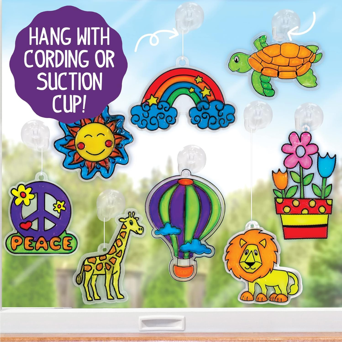 Create your own Window Art - Χειροτεχνίες Suncatcher για Μικρούς Δημιουργούς (4+ ετών)