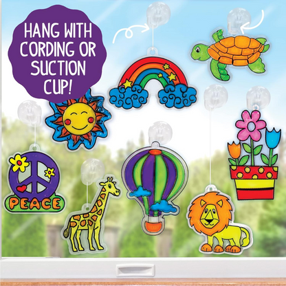 Create your own Window Art - Χειροτεχνίες Suncatcher για Μικρούς Δημιουργούς (4+ ετών)