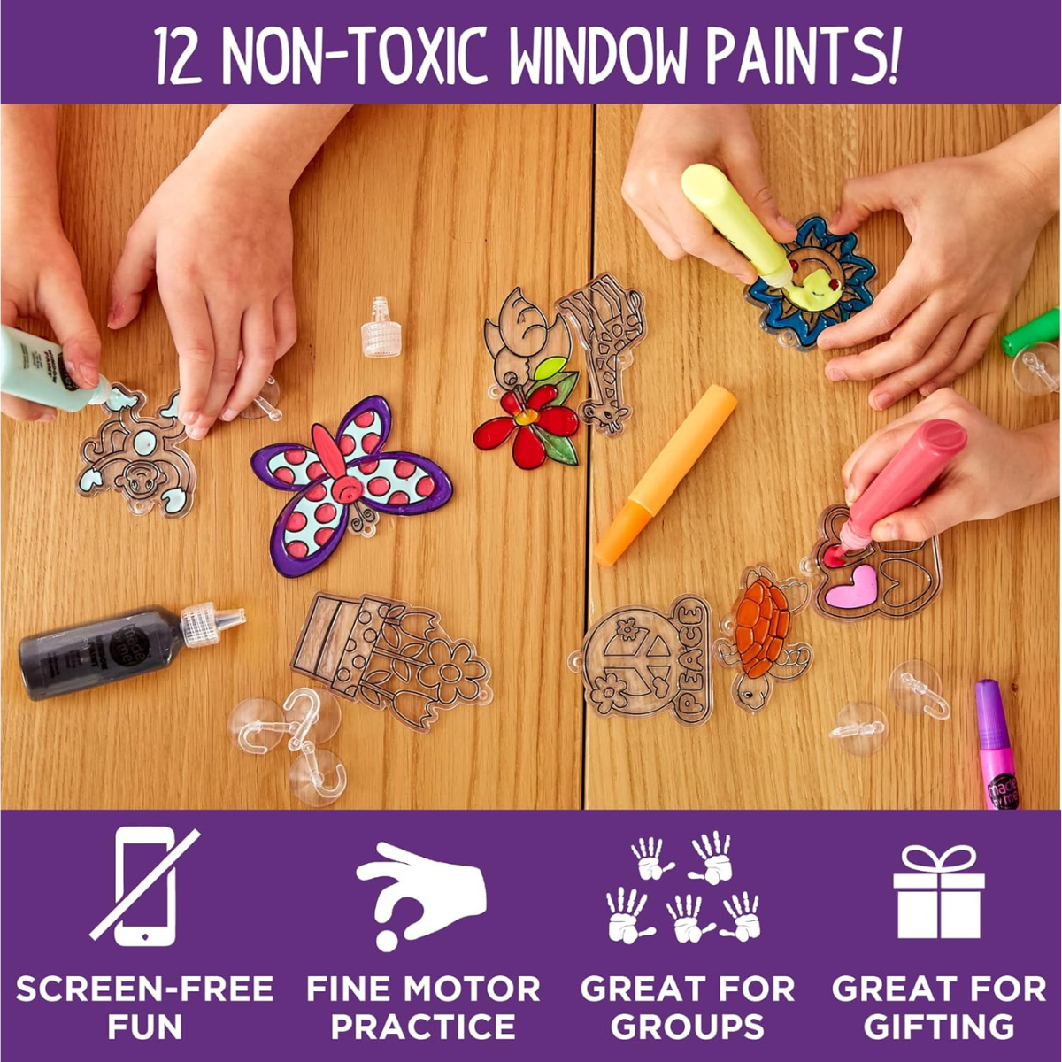 Create your own Window Art - Χειροτεχνίες Suncatcher για Μικρούς Δημιουργούς (4+ ετών)