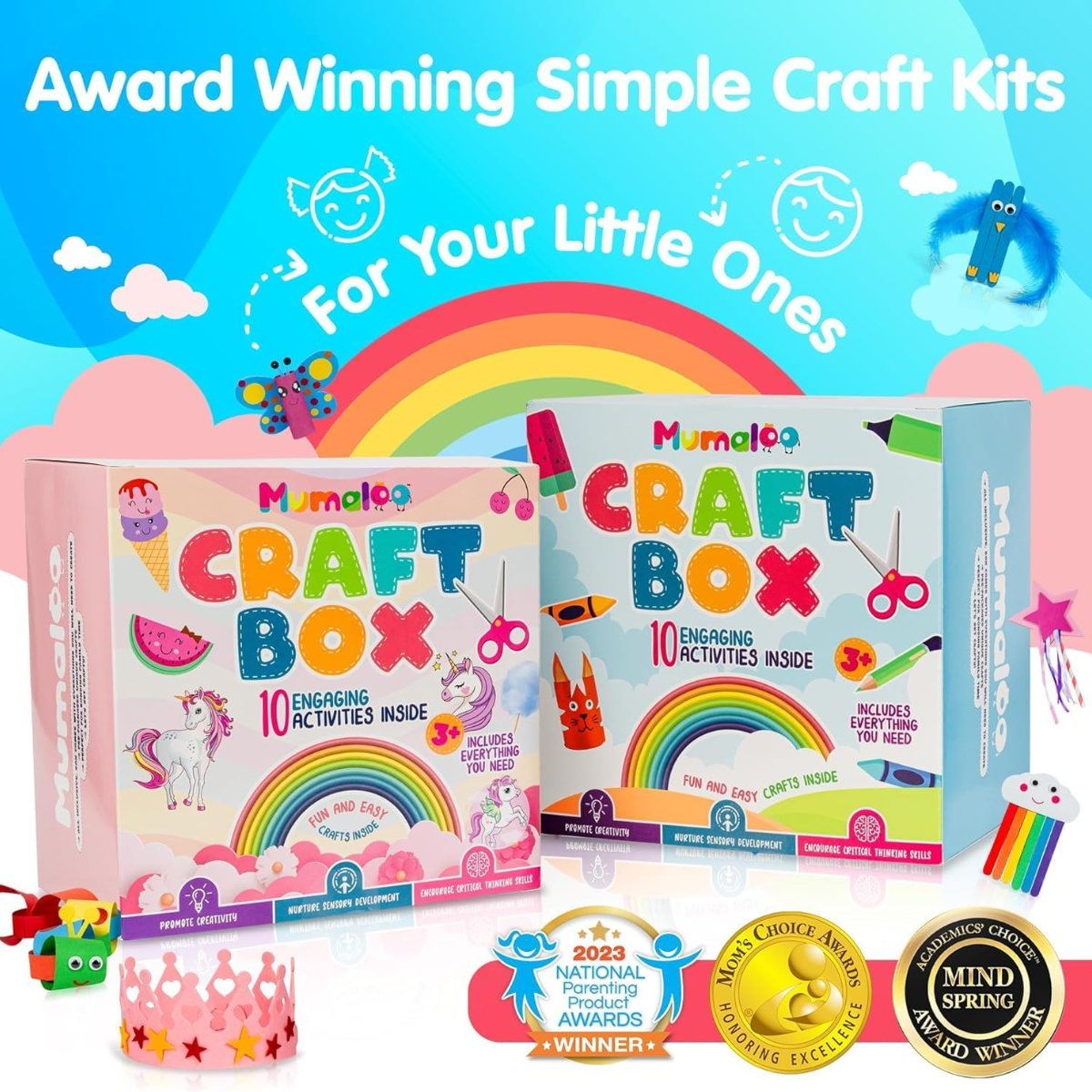 Craft Box - Για παιδιά – 10 Δημιουργικές Τέχνες και Χειροτεχνίες (4-8 ετών)