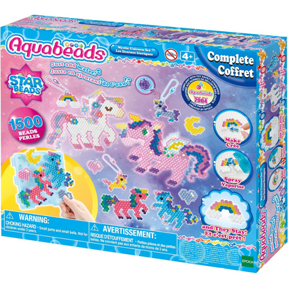 Aquabeads Μαγικό Σετ Μονόκερου – Δημιουργικό Σετ Χαντρών με Νερό (1500+ Χάντρες, 4+ Ετών)