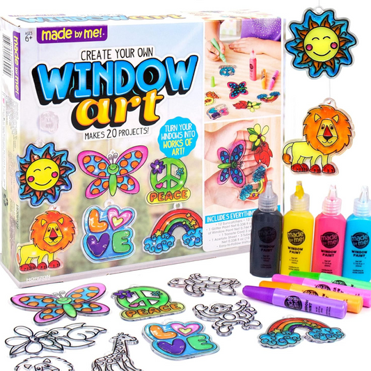 Create your own Window Art - Χειροτεχνίες Suncatcher για Μικρούς Δημιουργούς (4+ ετών)
