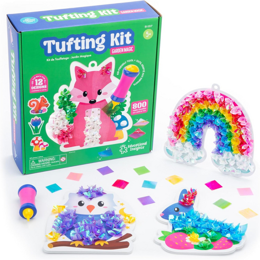 Tufting Kit - Σετ Χειροτεχνίας χωρίς Χάος για Παιδιά – Αισθητηριακή Δραστηριότητα DIY (3+ ετών)