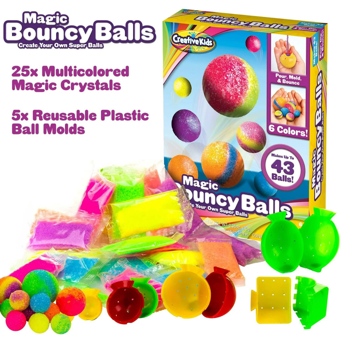 Bouncy Balls - Μαγικά DIY STEM παιχνίδια για δημιουργικά παιδιά (6+ ετών)