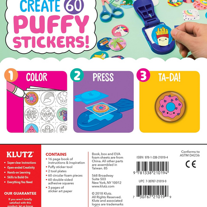 Klutz Φτιάξε τις δικές σου Puffy Stickers (5+ ετών)