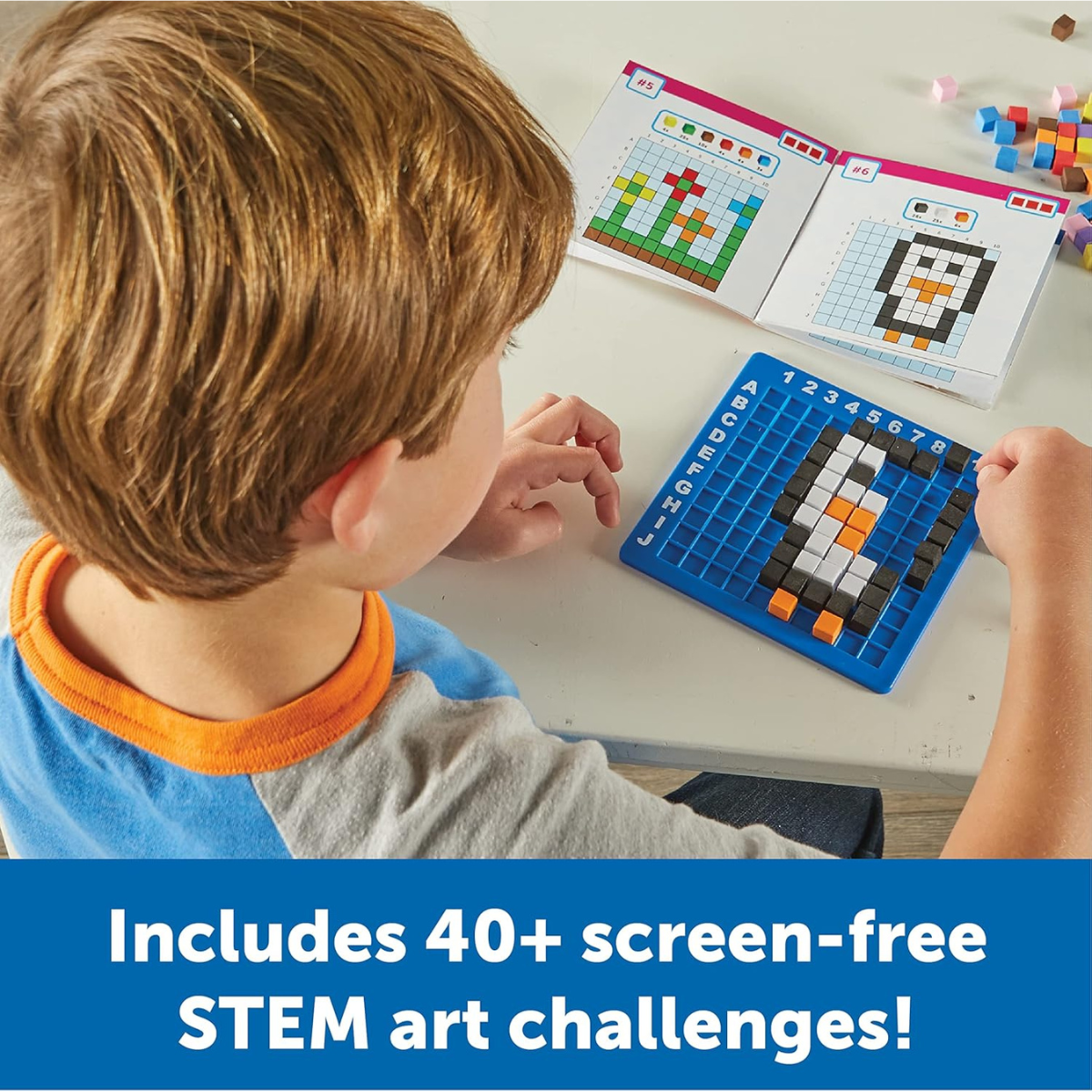 STEM Explorers™ Pixel Art Challenge – 402 κομμάτια, Ηλικίες 5+, STEM μάθηση με Pixel Τέχνη