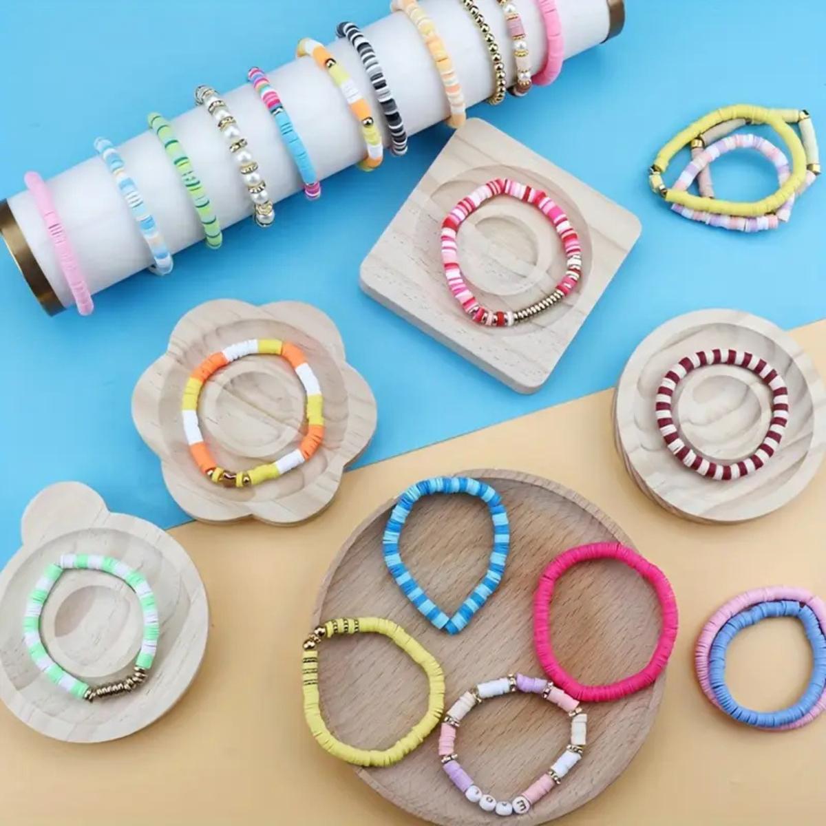 Dowsabel Clay Beads Bracelet - Σετ κατασκευής για αρχάριους (6–13 ετών)