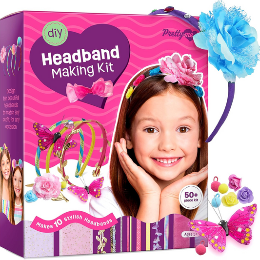 Pretty Me Headband - Σετ κατασκευής για κορίτσια - Δώρο χειροτεχνίας (5-12 ετών)