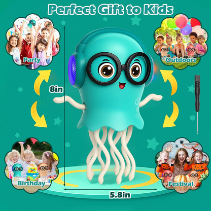 Vodolo Electric Dancing Jellyfish – Φωτιζόμενο Παιχνίδι με LED & Αυτόματη Κίνηση για Νερό & Μπάνιο