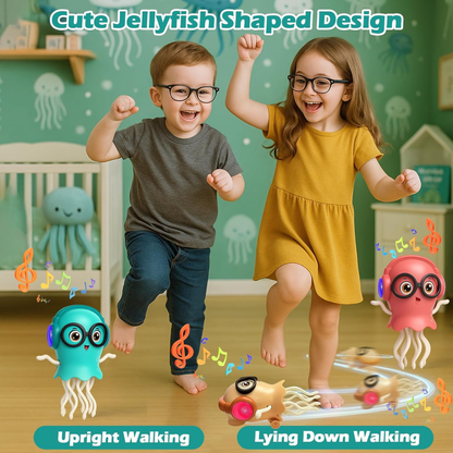 Vodolo Electric Dancing Jellyfish – Φωτιζόμενο Παιχνίδι με LED & Αυτόματη Κίνηση για Νερό & Μπάνιο