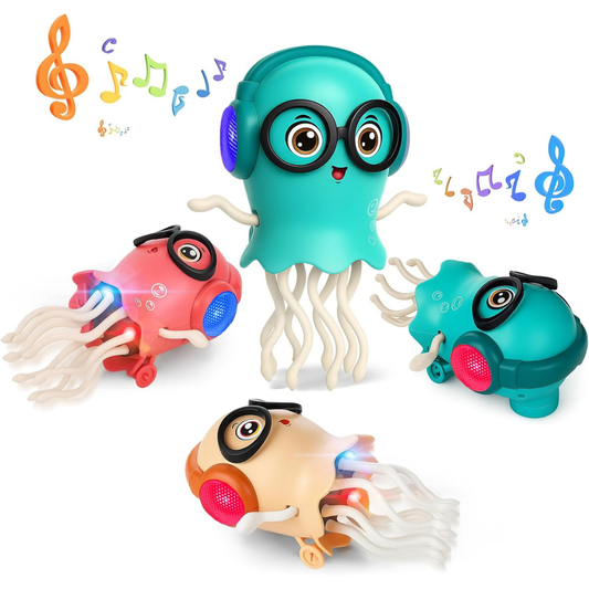 Vodolo Electric Dancing Jellyfish – Φωτιζόμενο Παιχνίδι με LED & Αυτόματη Κίνηση για Νερό & Μπάνιο