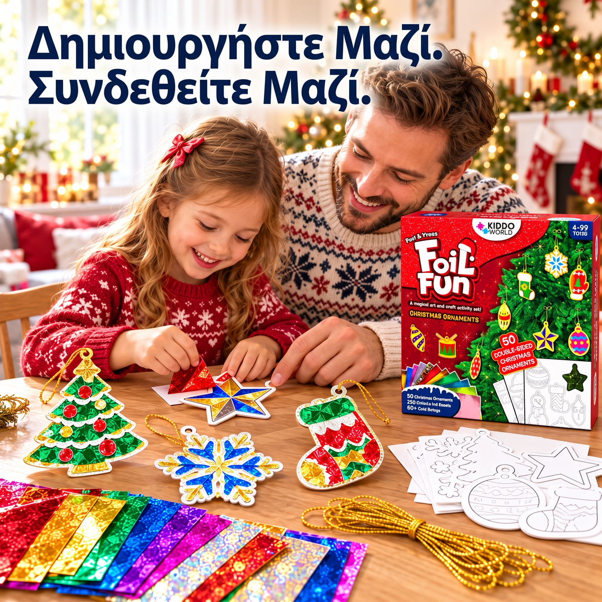 Foil Fun – λαμπερά χριστουγεννιάτικα στολίδια, εικόνα 7