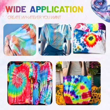 Σετ Βαφής Tie-Dye 24 Χρωμάτων – Απελευθέρωσε τη δημιουργικότητα!