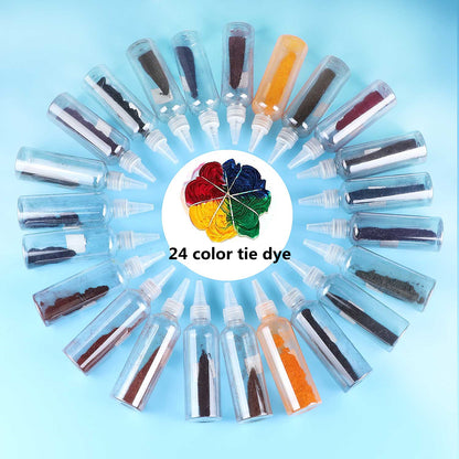 Σετ Βαφής Tie-Dye 24 Χρωμάτων – Απελευθέρωσε τη δημιουργικότητα!