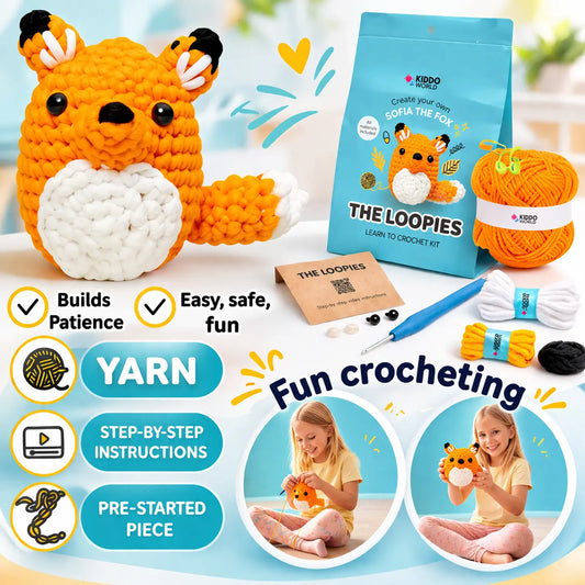 Σετ Βελονάκι για Αρχάριους | Αλεπού Σοφία | 10+ ετών