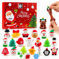 Χριστουγεννιάτικο Squishy ημερολόγιο Advent με 24 εκπλήξεις