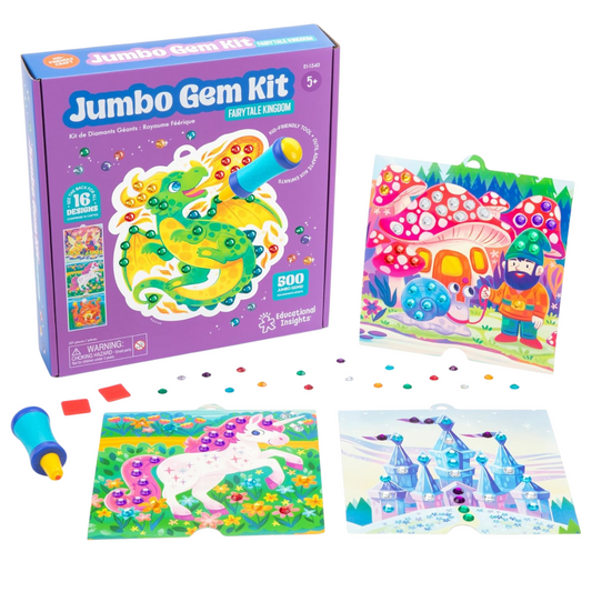 Jumbo Gem Kit - Σετ Χειροτεχνίας και Καλλιτεχνίας για Παιδιά DIY (3+ ετών)