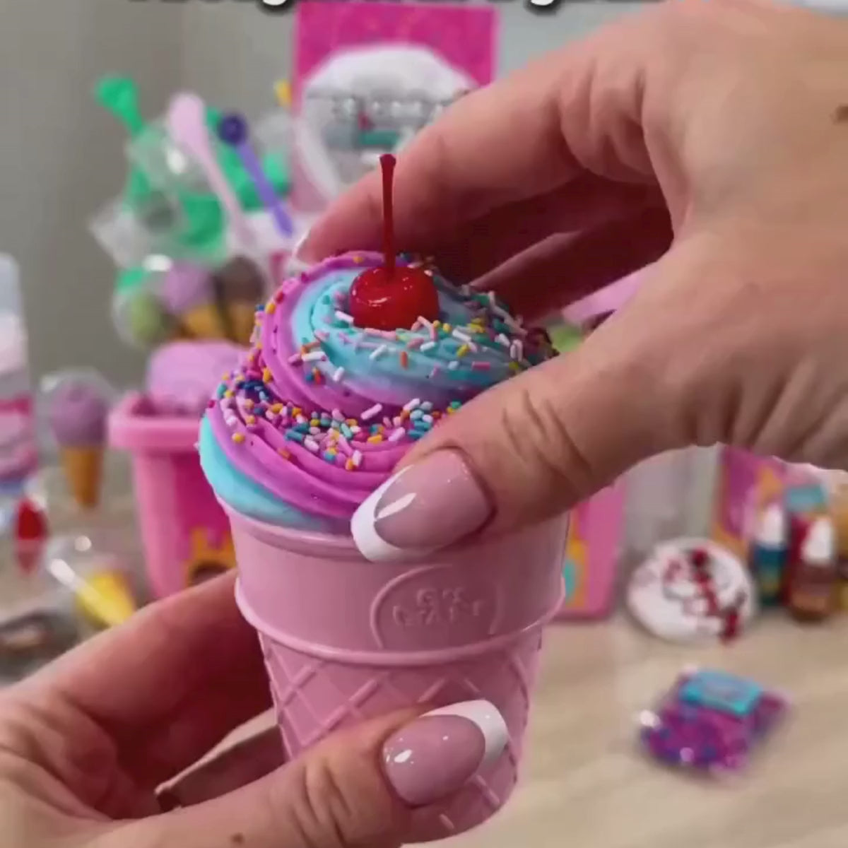 DIY Slime Squishies – Παγωτό (4+ ετών)