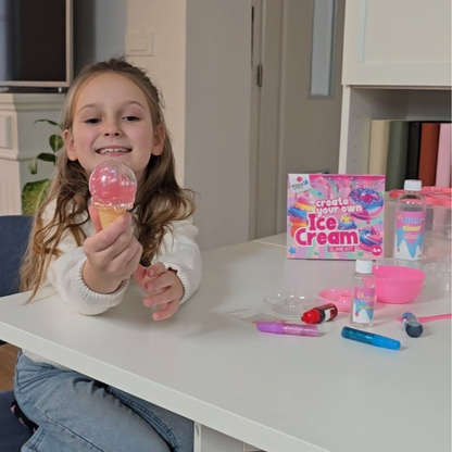 Σετ Δημιουργικού SLIME 19 τεμαχίων | Παγωτο-διασκέδαση