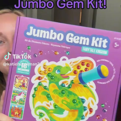 Jumbo Gem Kit - Σετ Χειροτεχνίας και Καλλιτεχνίας για Παιδιά DIY (3+ ετών)