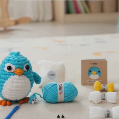 Σετ πλεξίματος για αρχάριους | Πιγκουίνος Όλι