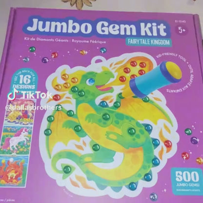 Jumbo Gem Kit - Σετ Χειροτεχνίας και Καλλιτεχνίας για Παιδιά DIY (3+ ετών)
